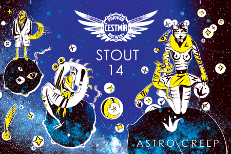 Pivovar Čestmír - Astro Creep 14° 0,7l (Stout)