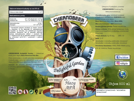 Chernobeer - Delightful Garden 12° - 1l (Pale Ale - New England / Hazy)
