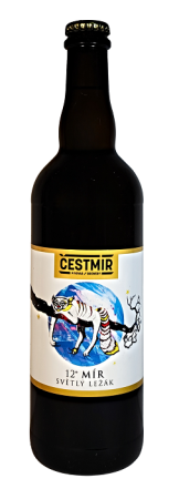 Pivovar Čestmír - Světlý Ležák Mír 12° 0,7l (Světlý Ležák)