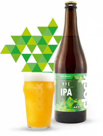 Pivovar Clock - Rye IPA 15° 0,7l (India Pale Ale)