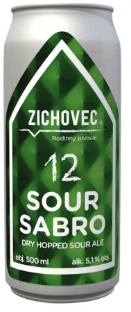 Rodinný pivovar Zichovec - Sabro sour 12° 0,5l (DRY HOPPED SOUR)