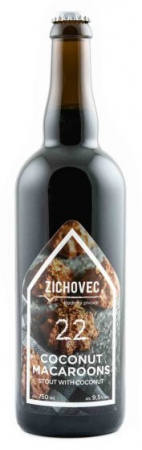  Rodinný pivovar Zichovec - Coconut Macaroons 22° 0,75l (Imperial Stout)