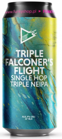 Pivovar Funky Fluid - Triple Falconers Flight 21° 0,5l (Triple New England IPA)