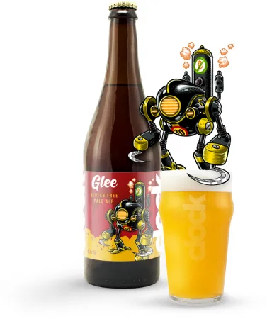 Pivovar Clock - GLEE 11° 0,7l (Gluten Reduced Ale)