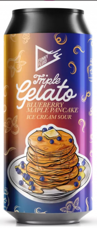 Pivovar Funky Fluid - Triple Gelato: Blueberry Maple Pancake 30° 0,5l (Triple Pastry Sour)