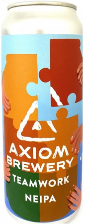 Pivovar Axiom - Teamwork 15° 0,5l (New England IPA)