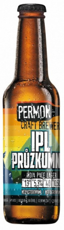 Pivovar Permon - IPL PRŮZKUMNÍK 13° 0,5l (India Pale Lager)