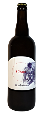 Pivovar Obora - Ježibaba 12° 0,7l (Světlý ležák)