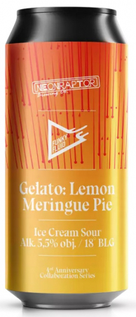 Pivovar Funky Fluid - Gelato: Lemon Meringue Pie 18° 0,5l (Pastry Sour)