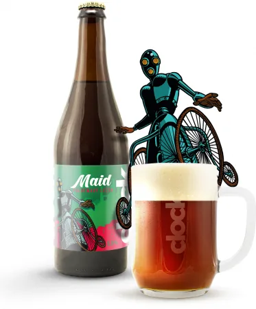 Pivovar Clock - Maid 12° 0,7l (Polotmavý ležák)