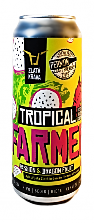 Pivovar Permon - TROPICAL FARMER (Passion & Dragon Fruit) 13° 0,5l (Sour)