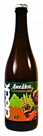 Pivovar Clock - Anežka Gluten Reduced 11° 0,7l (Světlý ležák)