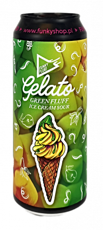 Pivovar Funky Fluid - Gelato Green Fluff 18° 0,5l (Ice Cream Sour)