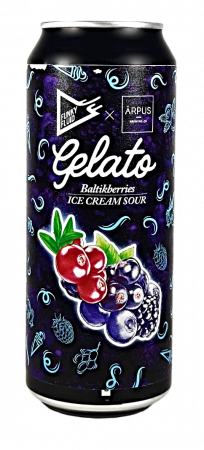 Pivovar Funky Fluid - Gelato Baltikberries 18° 0,5l (Ice Cream Sour)