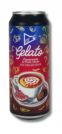 Pivovar Funky Fluid - Gelato Pomegranate/plum mocha 18° 0,5l (Pastry Sour)