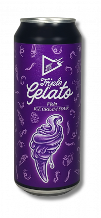 Pivovar Funky Fluid - Triple Gelato: Viola 30° 0,5l (Pastry Sour)