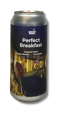 Pivovar Magic Road - Perfect Breakfast Peanut Butter & Chocolate 30° 0,44l (Imperial Stout)