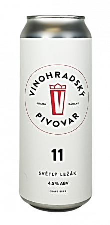 Vinohradský pivovar - Vinohradská 11° 0,5l (světlý ležák)