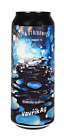 Pivovar Sibeeria - Kopa stříbrných 15° 0,5l (New England IPA)