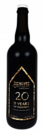 Rodinný pivovar Zichovec - 11 Years of Coconut 20° 0,75l (Imperial Stout)