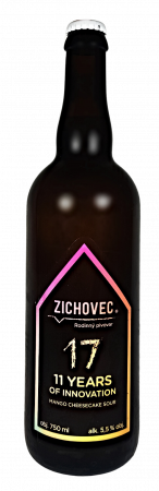 Rodinný pivovar Zichovec - 11 Years of Innovation 17° 0,75l (Pastry Sour Ale)