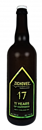 Rodinný pivovar Zichovec - 11 Years of Happiness 17° 0,75l (New England India Pale Ale)