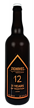 Rodinný pivovar Zichovec - 11 Years of Tradition 12° 0,75l (světlý ležák)