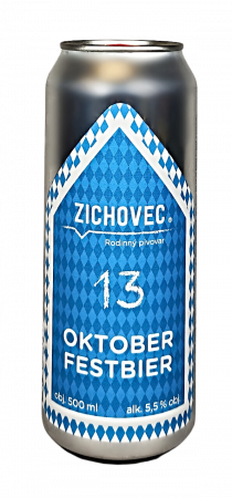 Rodinný pivovar Zichovec - Oktoberfestbier 13° 0,5l (světlý ležák)