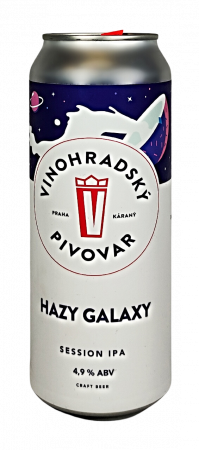 Vinohradský pivovar - Hazy Galaxy 12° 0,5l (Session IPA)