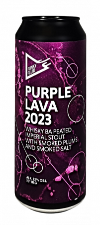 Pivovar Funky Fluid - Purple Lava 2023 30° 0,5l (Imperial Stout)