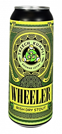 Pivovar Trzech Kumpli - Wheeler 11° 0,5l (Irish Dry Stout)