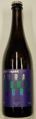 Pivovar Chroust - Jura 12° 0,7l (světlý ležák)