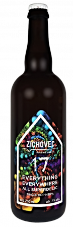 Rodinný pivovar Zichovec -  Everything Everywhere All Superdelic 17º - 0,75l (Single Hop NEIPA)