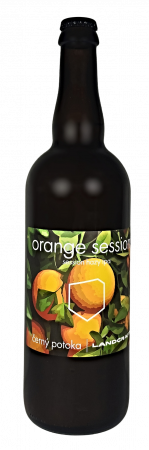 černý potoka w/  Landcraft - Orange Session 11° 0,75l (Session Hazy IPA)