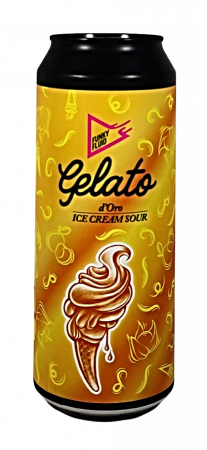 Pivovar Funky Fluid - Gelato: D’Oro 18° 0,5l (Ice Cream Sour)