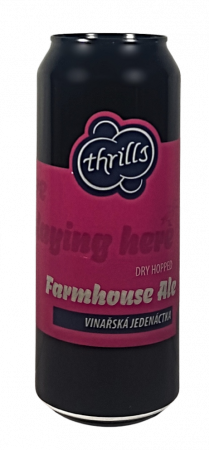 Pivovar Thrills - Vinařská jedenáctka 11° 0,5l (Farmhouse Ale)