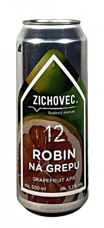 Rodinný pivovar Zichovec - Robin na Grepu 12° (Grapefruit APA)