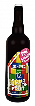 Rodinný pivovar Zichovec - Passion Fruit 12° Pink Edition 0,75l (Sour)