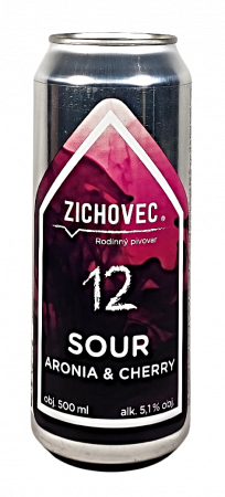 Rodinný pivovar Zichovec - Aronia Cherry 12° 0,5l (Sour Ale)