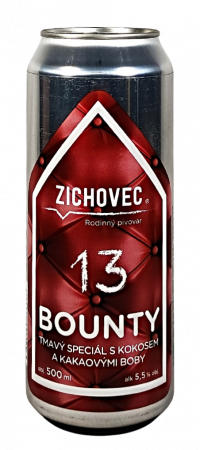 Rodinný pivovar Zichovec - Bounty 13° 0,5l (Tmavý speciál)