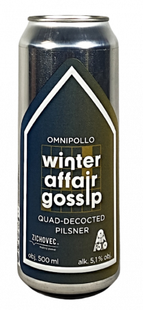 Rodinný pivovar Zichovec w/ Omnipollo - Winter Affair Gossip Omnipollo 12° 0,5l (světlý ležák)