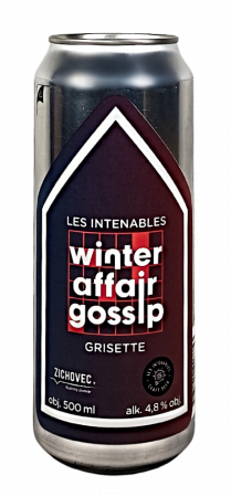 Rodinný pivovar Zichovec w/ Les Intenables - Winter Affair Gossip Les Intenables 10° 0,5l (Grisette)