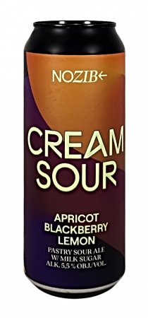 Pivovar Nozib - Cream Sour Apricot + Blackberry 17° 0,5l (Pastry Sour)