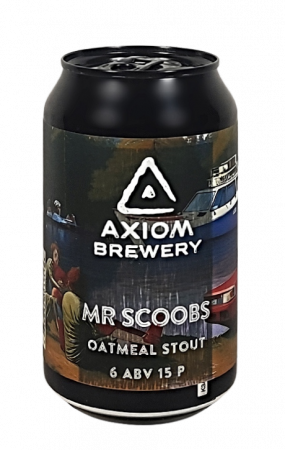 Pivovar Axiom - Mr Scoobs 15° 0,33l (Oatmeal Stout)