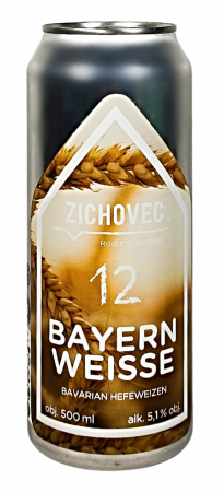 Rodinný pivovar Zichovec - Bayern Weisse 12° 0,5l (Pšeničné - hefeweizen)