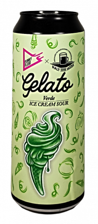Pivovar Funky Fluid - Gelato: Verde 18° 0,5l (Ice Cream Sour)