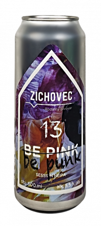 Rodinný pivovar Zichovec - Be Pink Be Punk 13° 0,5l (Session NEIPA)