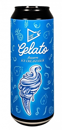 Pivovar Funky Fluid - Gelato: Azzurro 18° 0,5l (Ice Cream Sour)