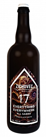 Rodinný pivovar Zichovec - Everything Everywhere All Sabro 17° 0,75l (Single Hop NEIPA)