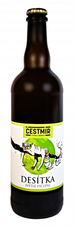 Pivovar Čestmír - Světlé výčepní 10° 0,75l (světlá desítka)